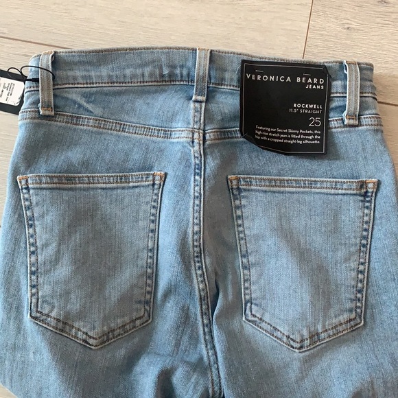 Veronica Beard high-rise cropped jeans - Picture 5 of 10